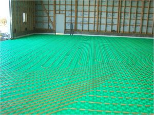 Crete-Heat insulation is a simple way to install radiant underfloor heating. It is your insulation, vapor barrier, and Pex tubing holder all in one.