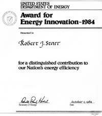 Department of Energy’s Award for a “distinguished contribution".