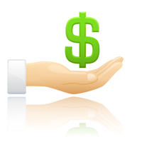 Hand with a Dollar Icon - Radiant Heat does not deserve its reputation for being so expensive.