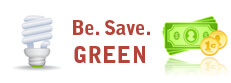 Be Green! Save Green!