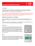 Instructions for Installing Radiantec Controls