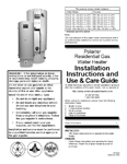 Instructions for Installing the Polaris Water Heater