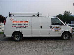 Photograph of a Radiantec Van