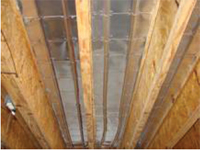 East Side of the Building 5/8" tubing @ 8" Spacing East Side of the Building 5/8" tubing @ 8" Spacing