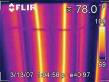 Radiant Heat is lost without Aluminum Fins