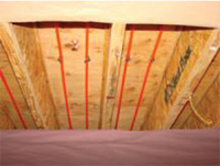 West Side of the Building Typical 1/2" Pex @8" spacing West Side of the Building Typical 1/2" Pex @ 8" spacing