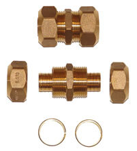 Radiantec compression fitting for radiant heat